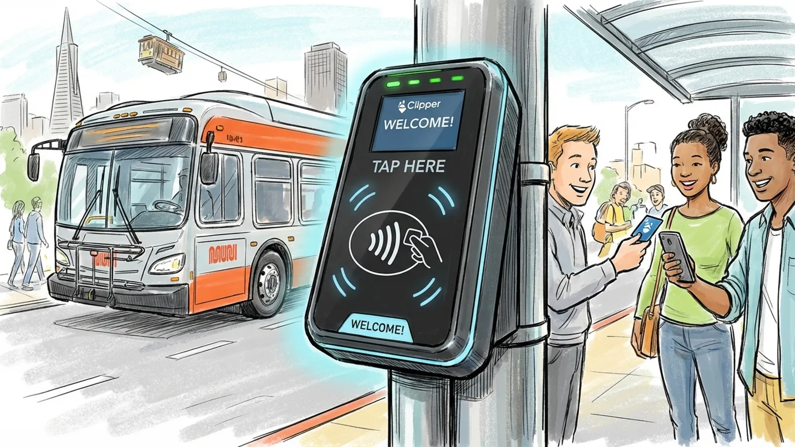 SF Muni Launches Tap-to-Pay for Easier Rides