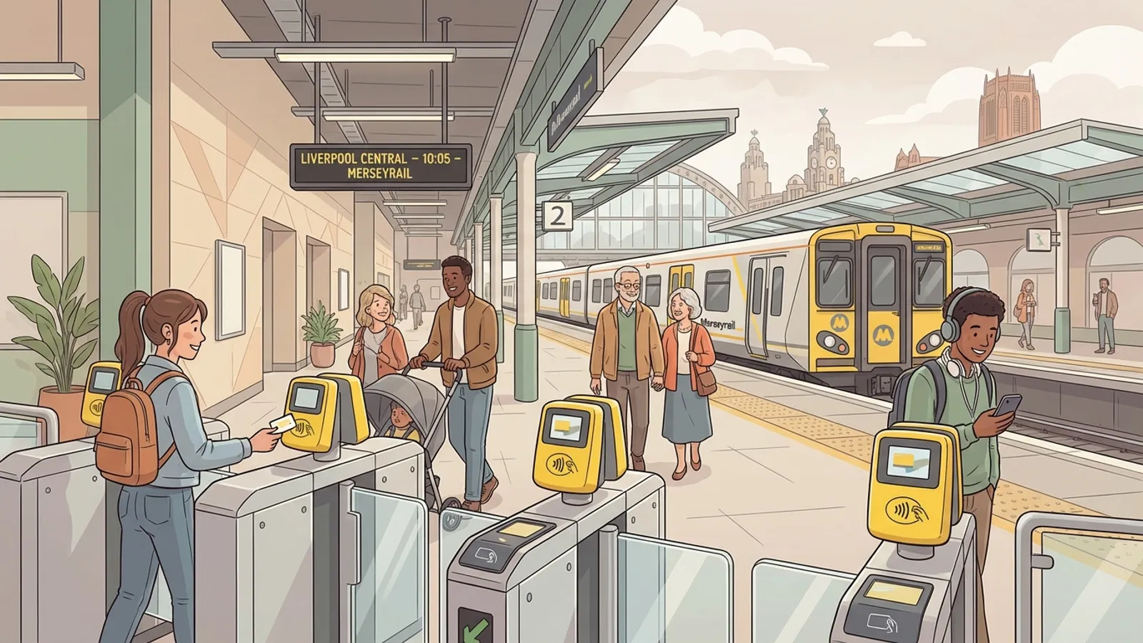 Merseyrail Brings Tap-and-Go to 57 Stations