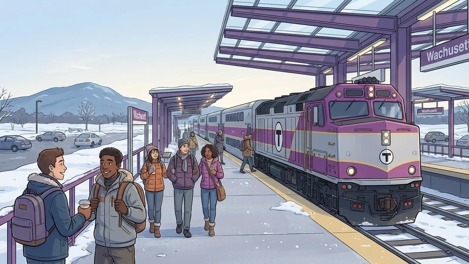 Boston Skiers Get New Rail-to-Slopes Shuttle