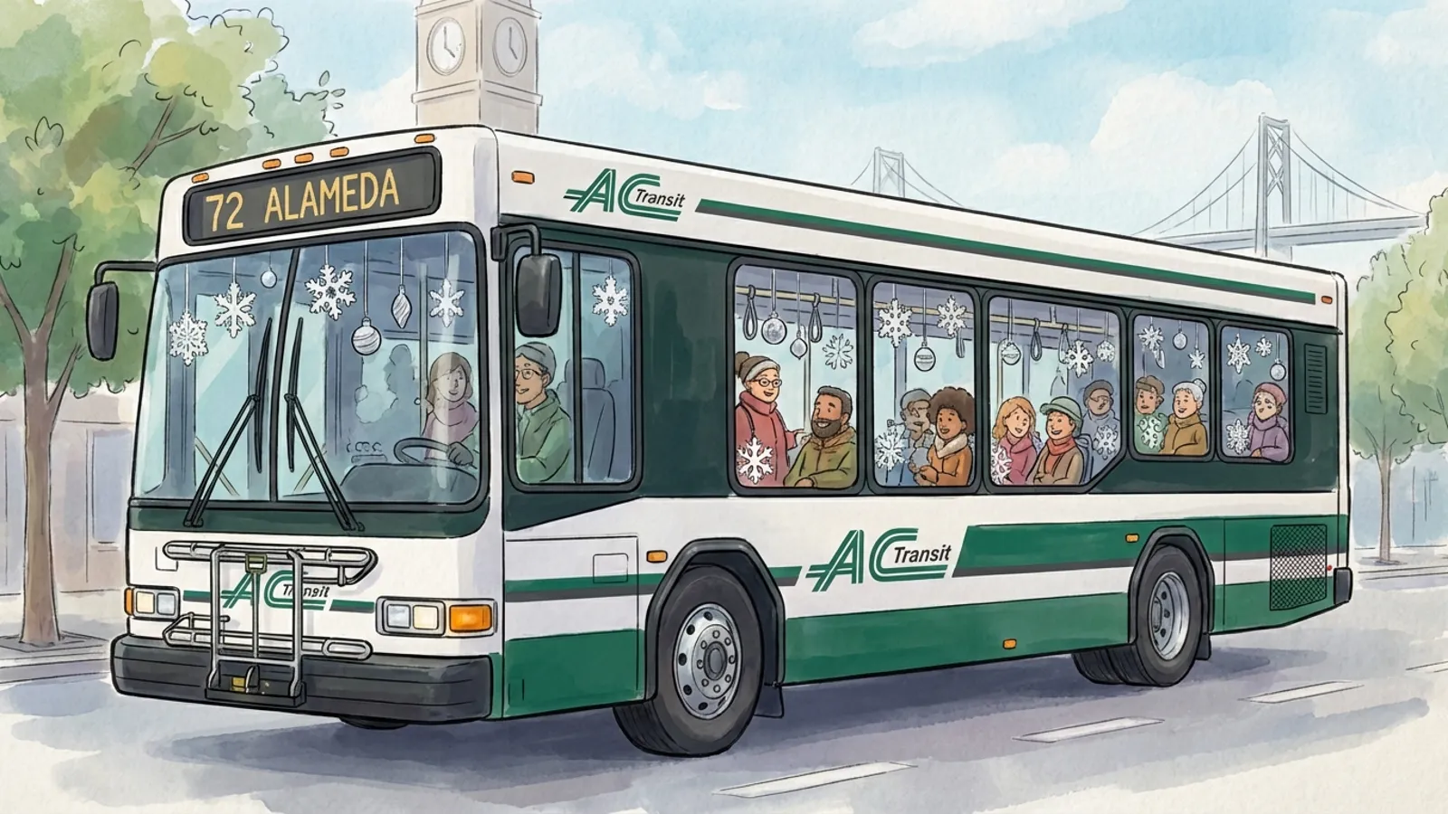 SF Bay Area Transit Turns Holiday Cheer Into Rider Fun