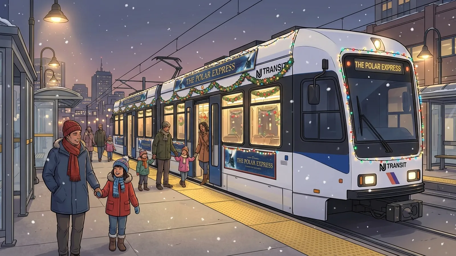 NYC-NJ Transit Brings Holiday Magic to Families