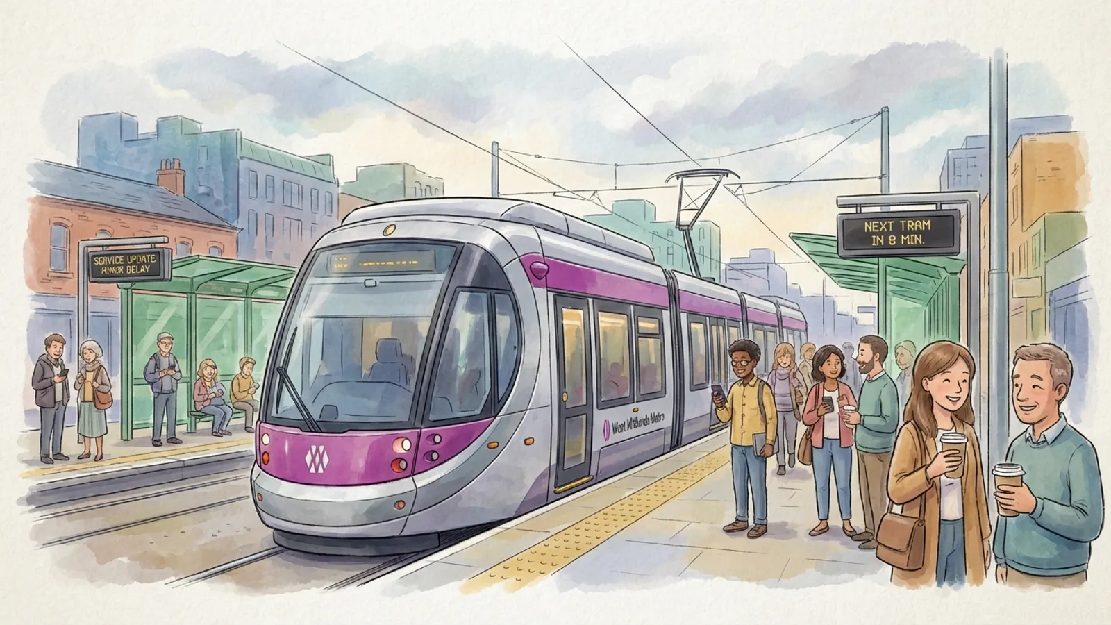 West Midlands Metro Adapts Service Amid Changes