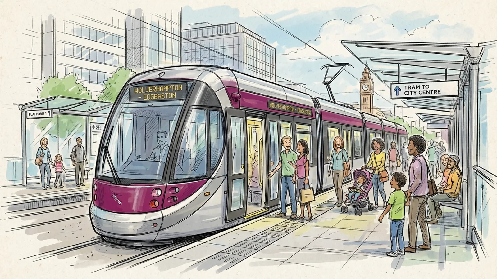 West Midlands Metro Adapts Service Amid Changes