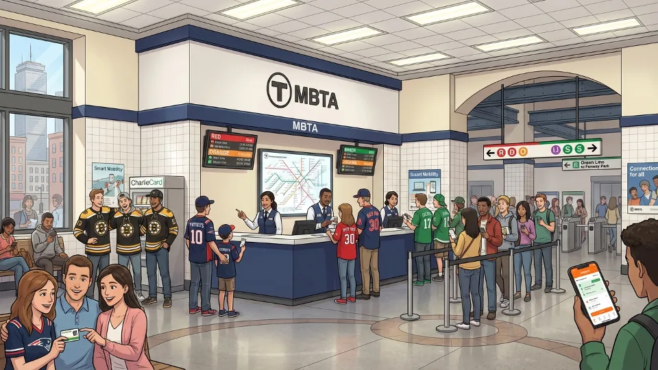 Boston Transit Center Helps Fans Reach Patriots Game