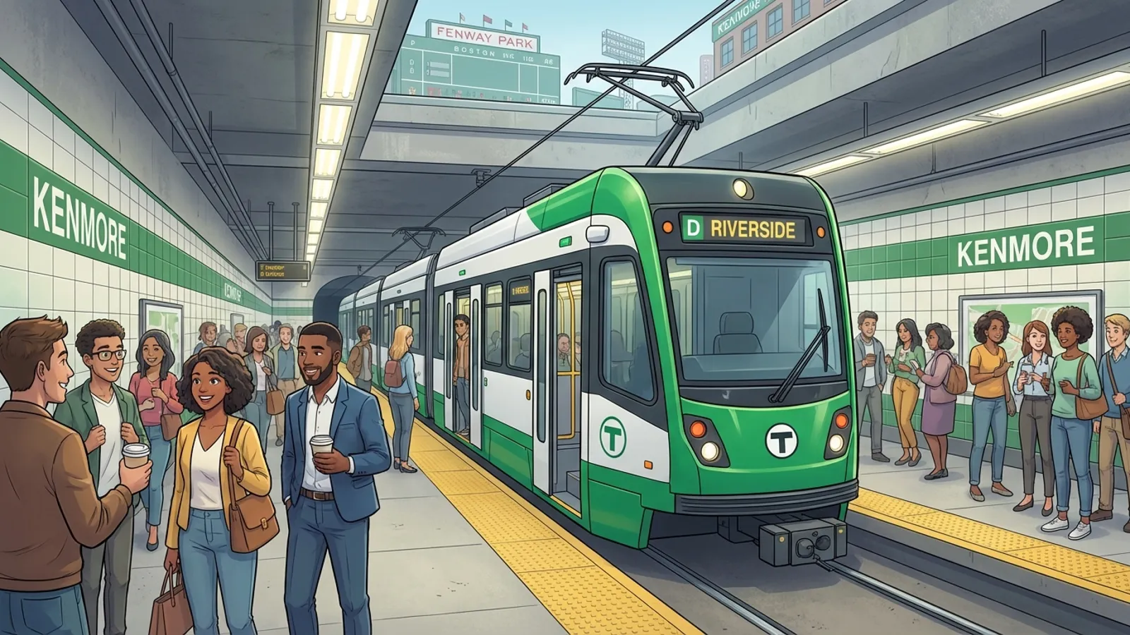 Boston Green Line Signal Fixed, Service Restored
