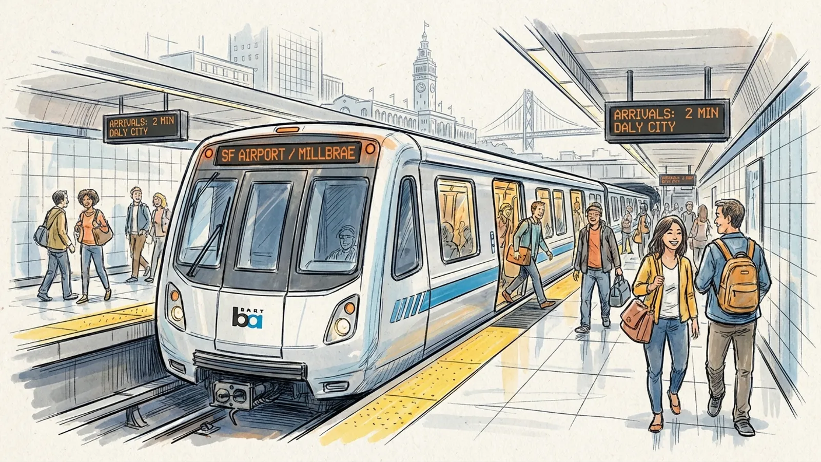 SF BART Ridership Climbs With Double-Digit Growth