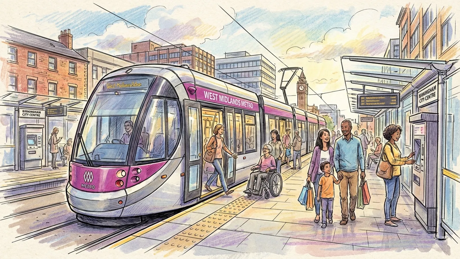 West Midlands Metro Delivers Reliable Service