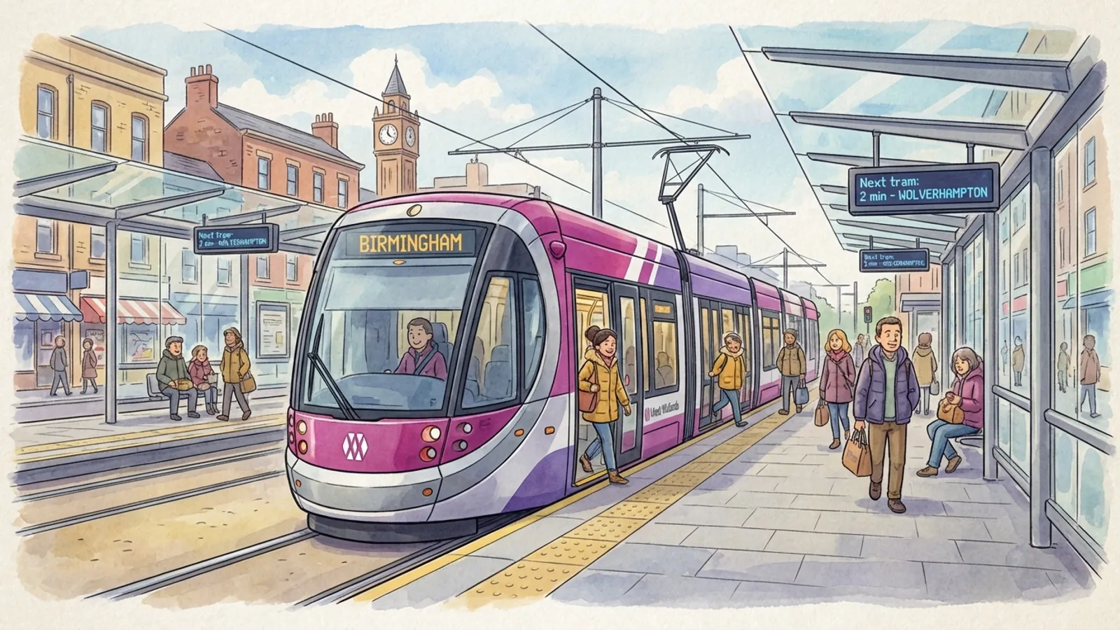 West Midlands Metro Fares Rise to Fund Network Growth