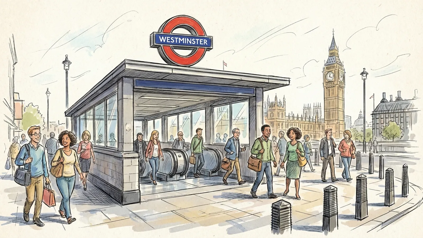 Westminster Station Security Response Shows System Vigilance