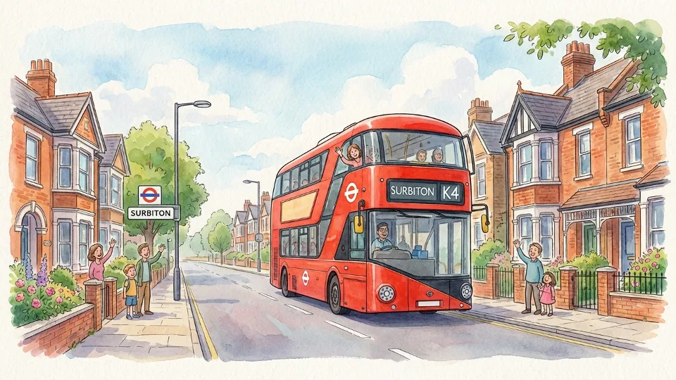 K4 Bus Returns to Normal Route in London