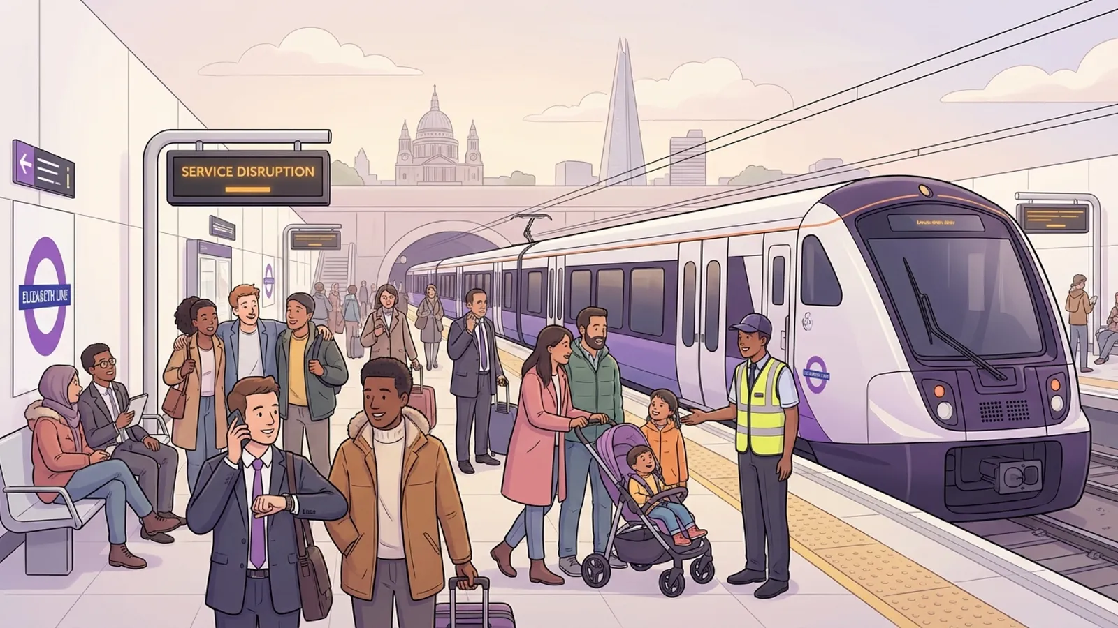 Elizabeth Line Adapts After Points Failure