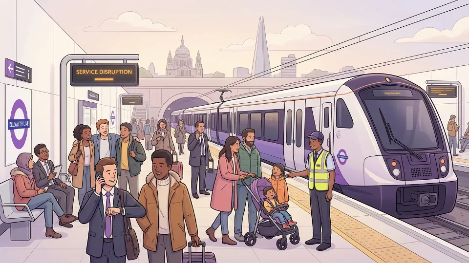 Elizabeth Line Adapts After Points Failure