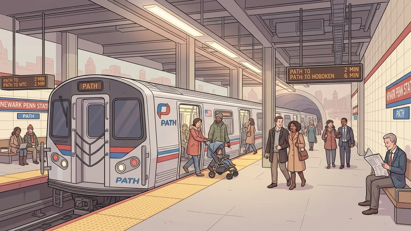 NYC PATH Service Restored After Bridge Lift