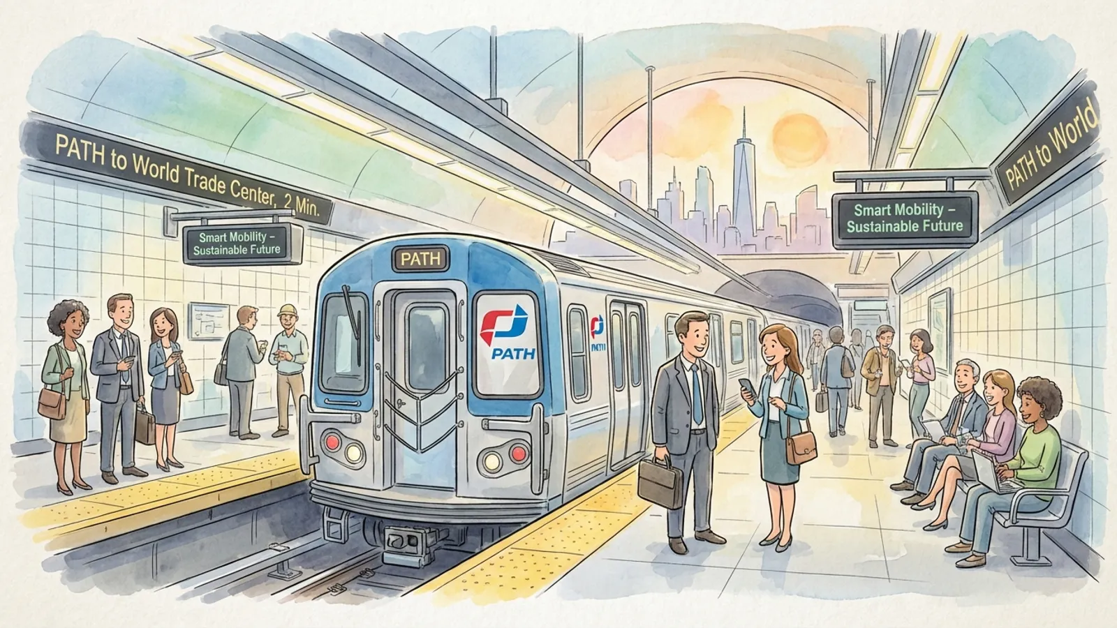 PATH Adjusts NYC-NJ Routes to Reshape Commutes
