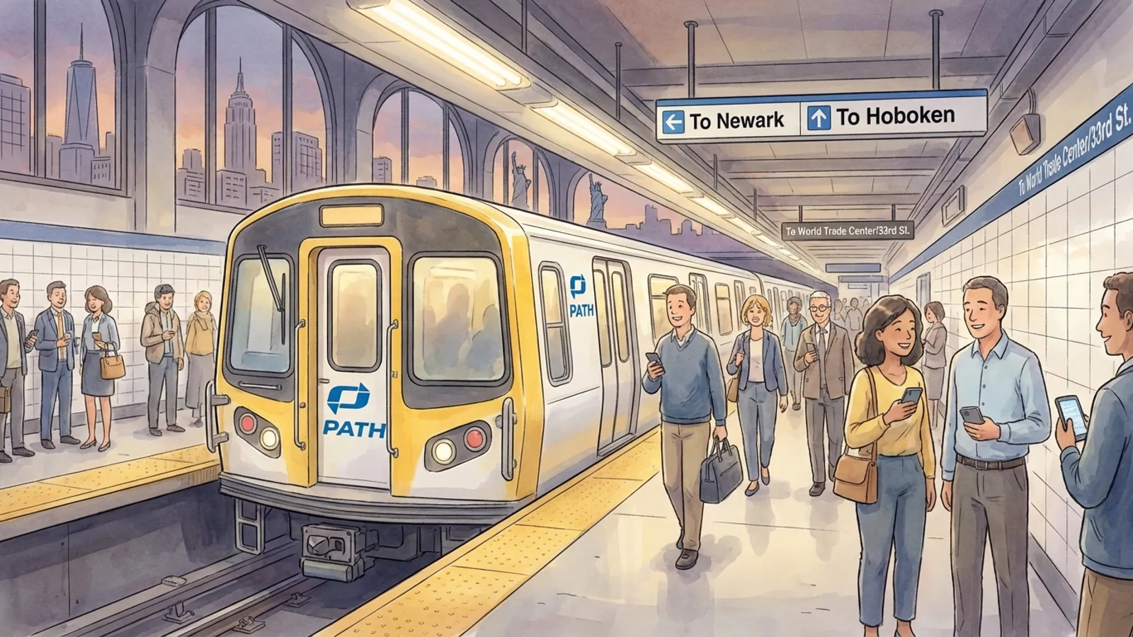 NYC PATH Adapts Journal Square for Nightly Cleaning