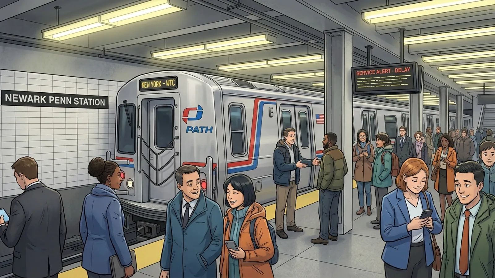 NYC PATH Adapts Service for River Traffic Needs