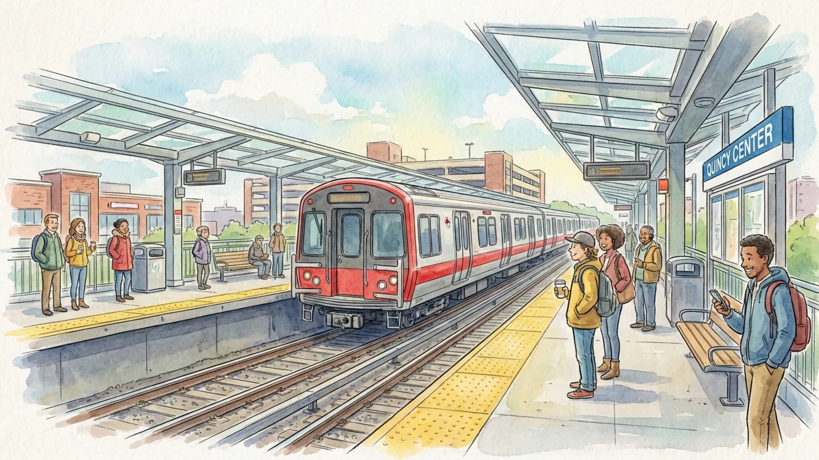 Boston Red Line Resumes After Brief Quincy Delay