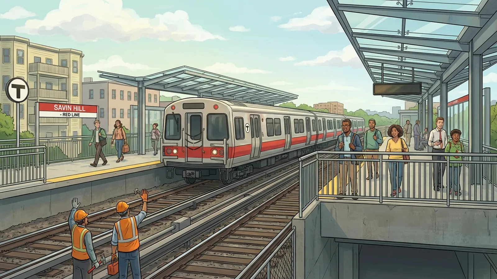 Boston Red Line Inspection Keeps Riders Safe