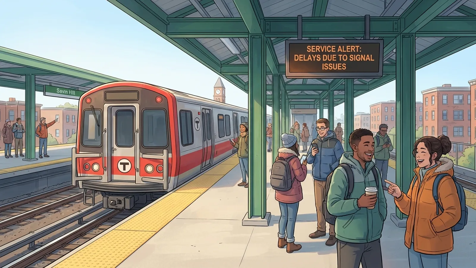 Boston Red Line Delays — Crews Working to Restore Service