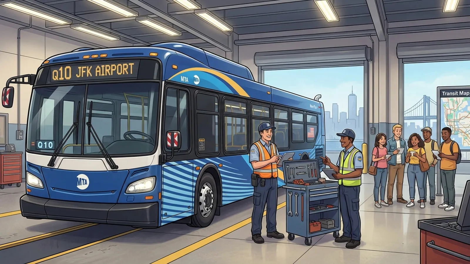 NYC MTA Approved 100 Cleaner Buses in 2018