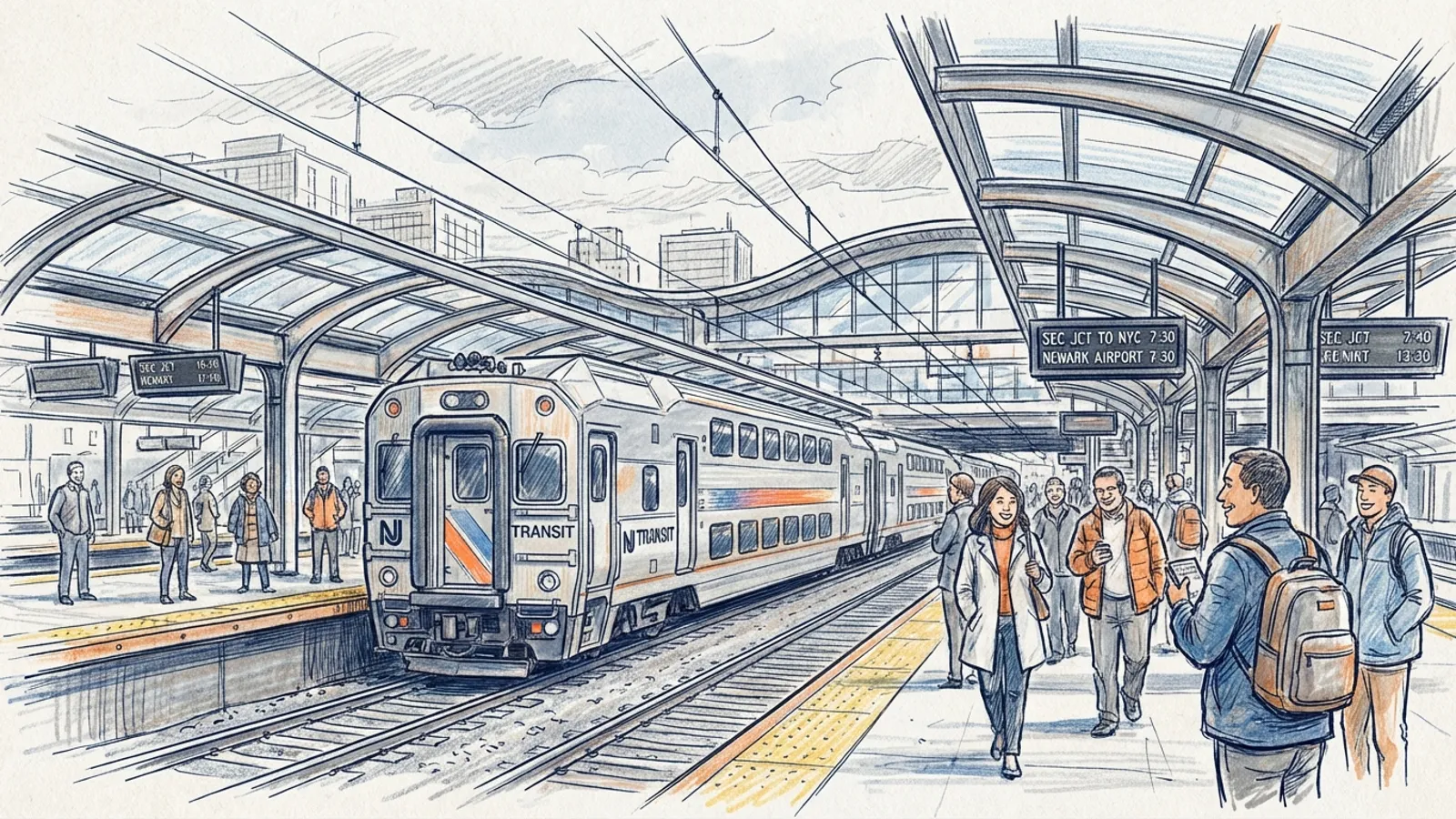 NJ Transit Opens Doors to Riders at Secaucus Forum