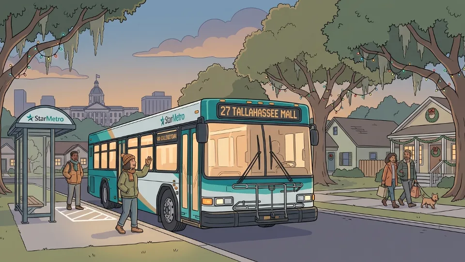 Tallahassee StarMetro Brings Families to Holiday Event