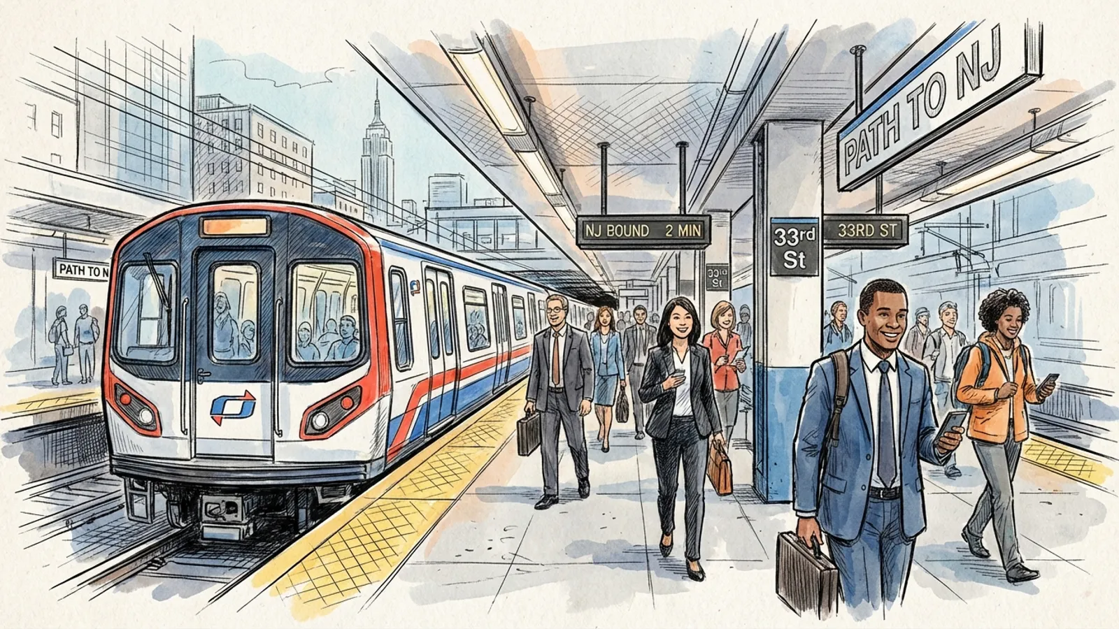 NYC PATH Works to Restore 33rd Street Access