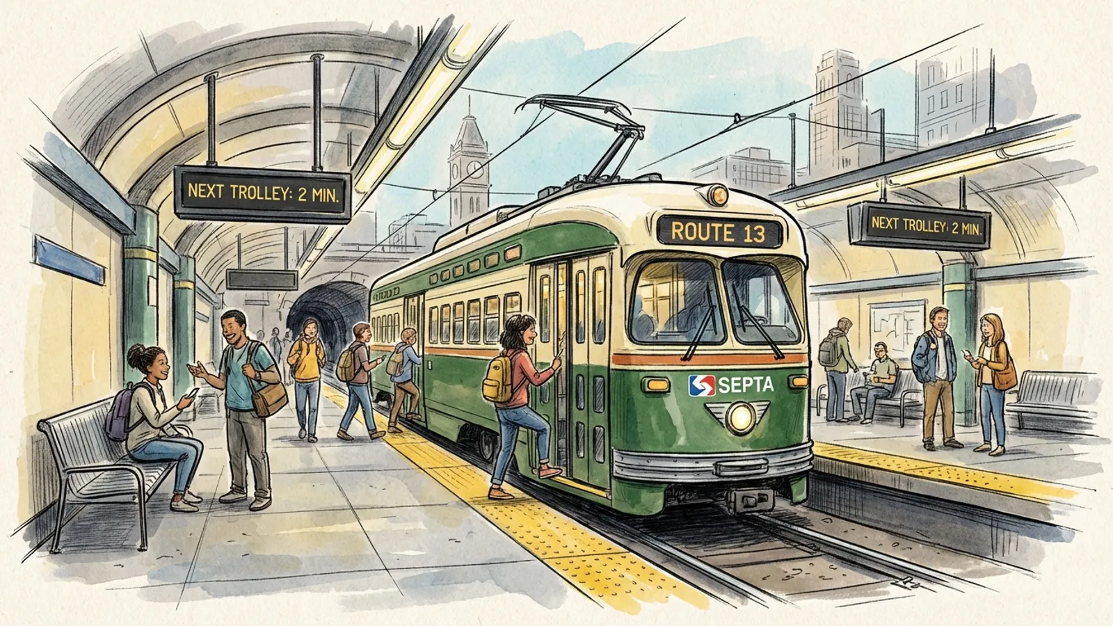 Philadelphia Trolley Tunnel Repairs Set Stage for 2025