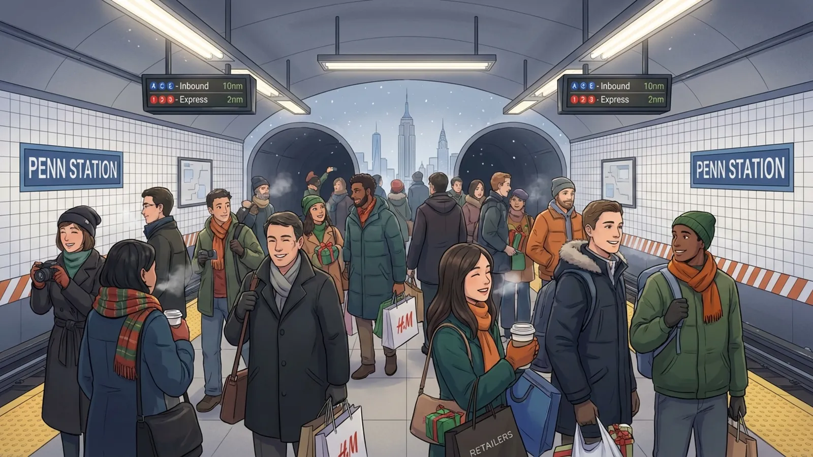 NYC-NJ Transit Gears Up for Record Holiday Rush