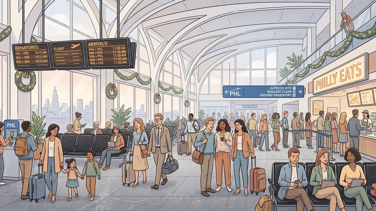 Philadelphia Holiday Rush: Transit Adapts to Peak Demand