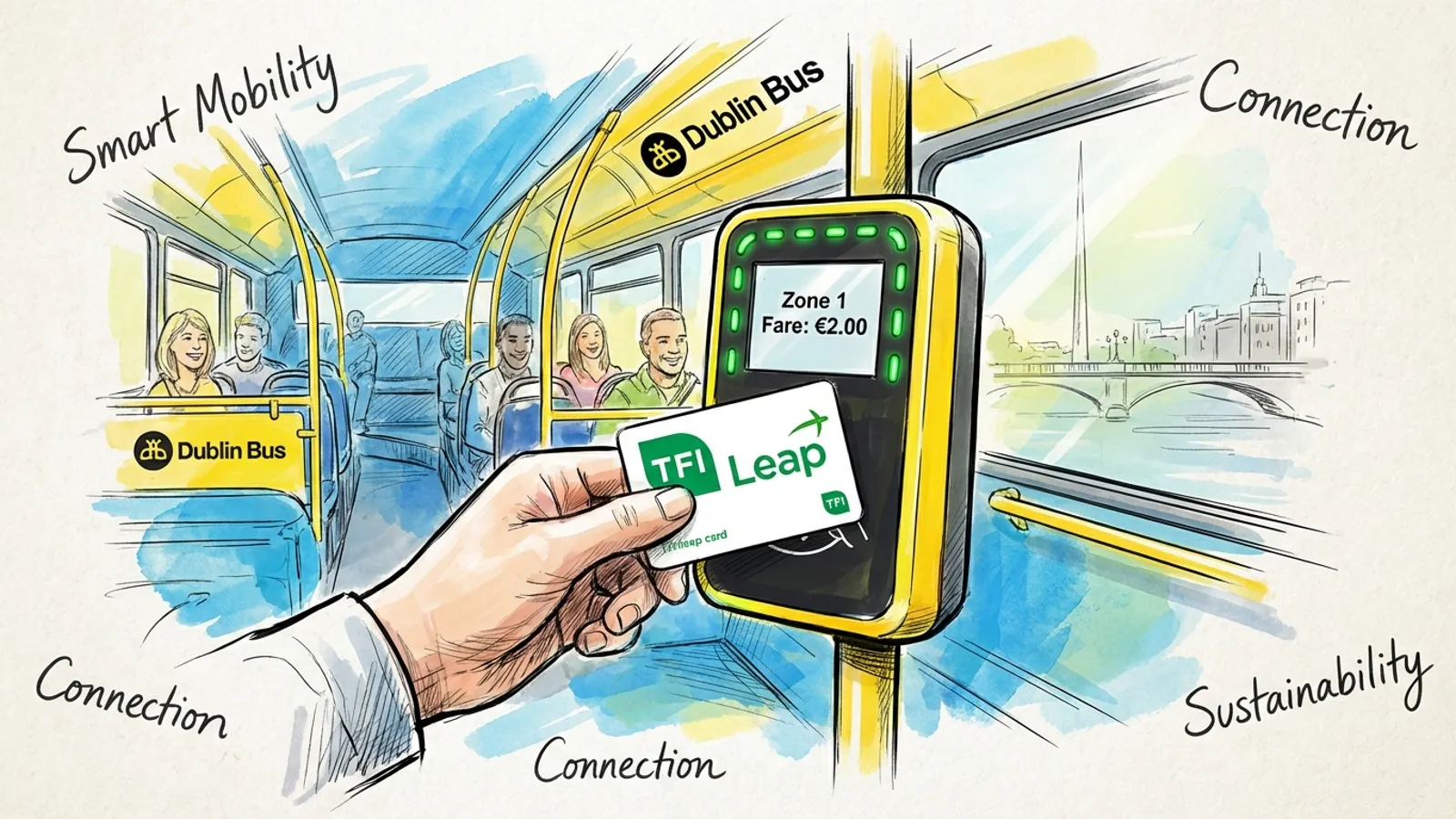 Ireland Caps Daily Fares at €6 for Commuters