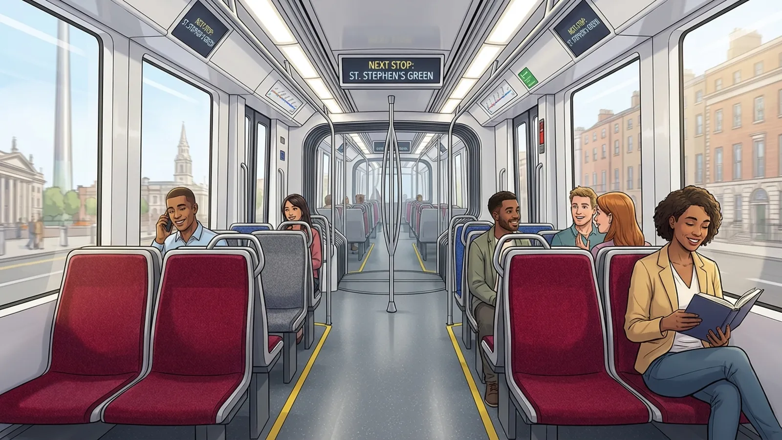 Ireland Luas Reminds Riders: Clean Trams Benefit All