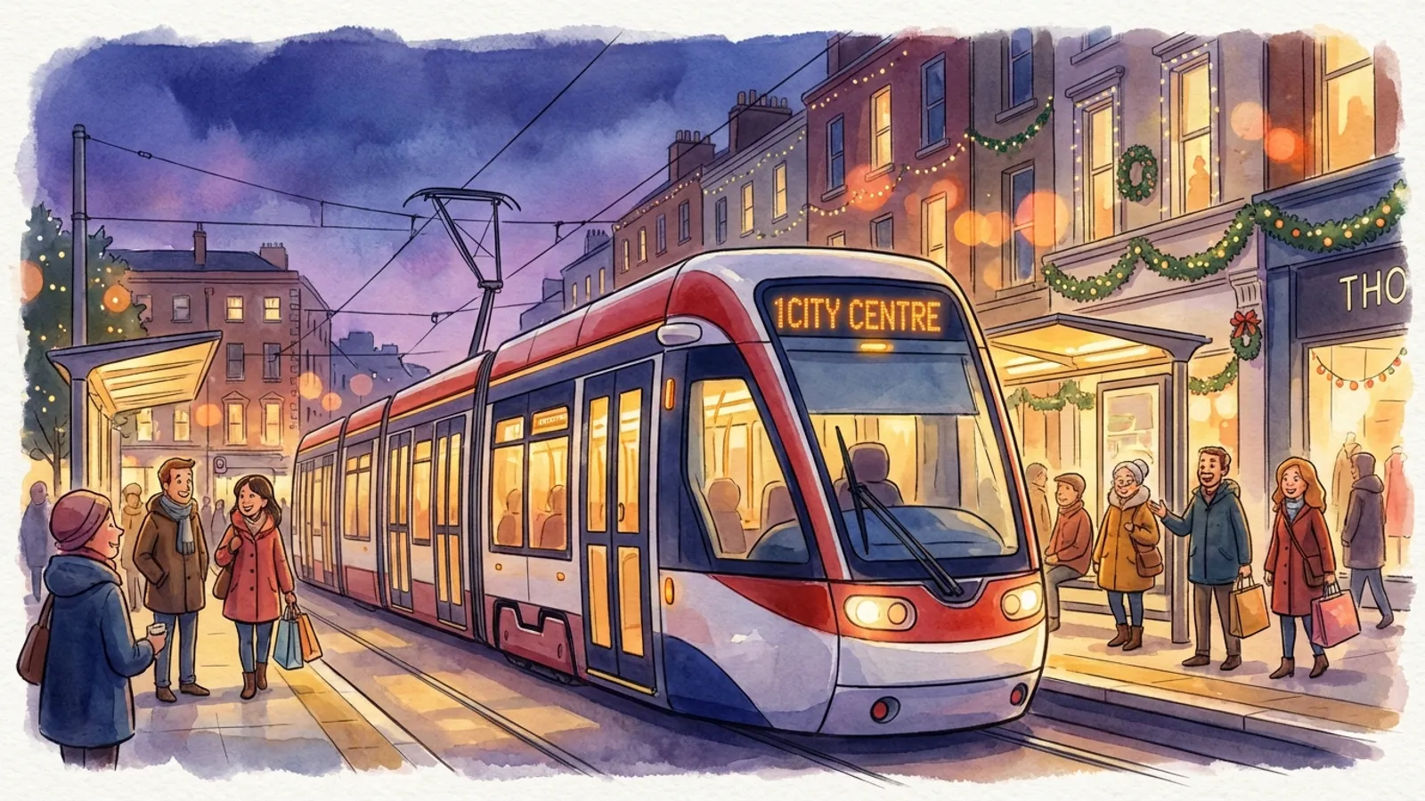 Ireland's Luas Adapts Holiday Schedule for Riders