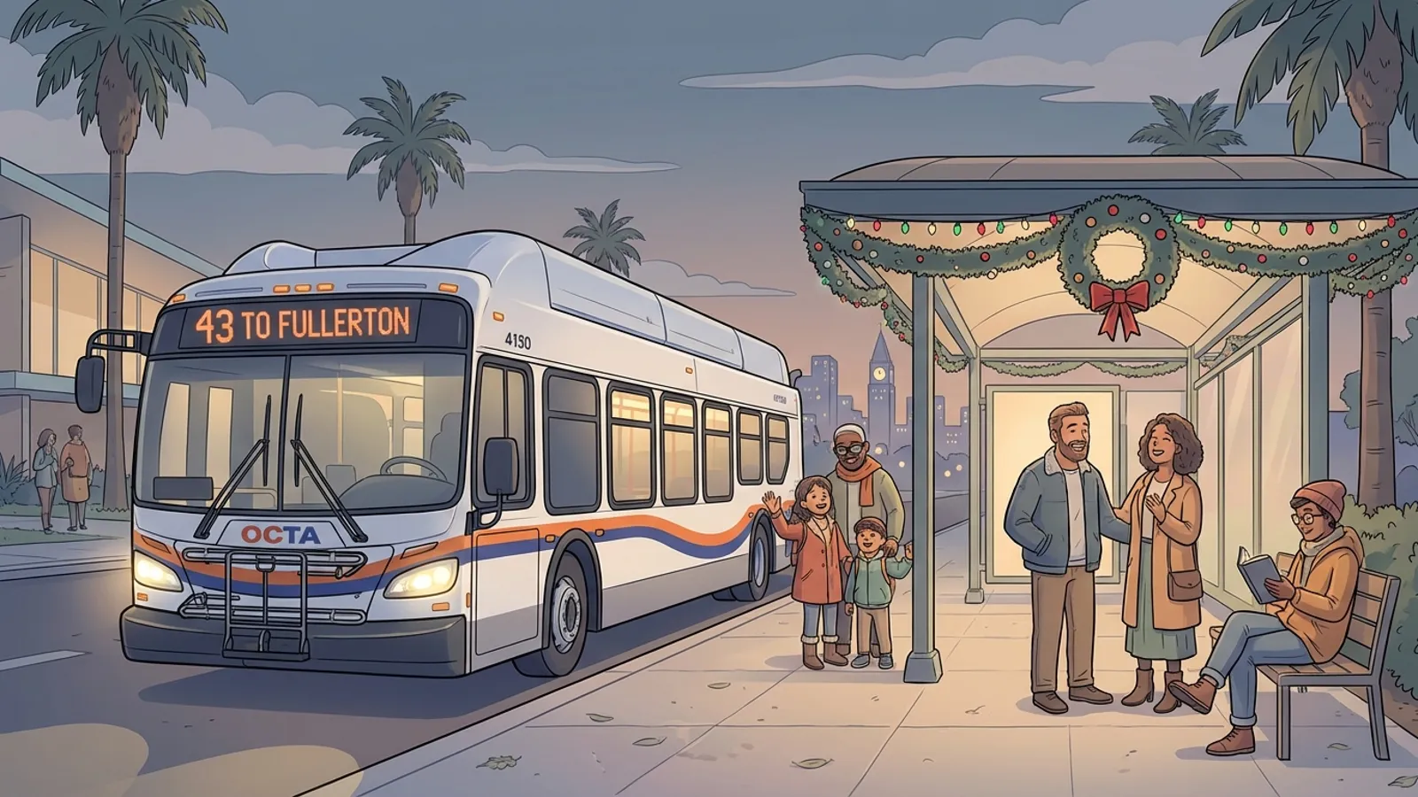 OC Bus Offers Free Rides to Ring in 2025 Safely
