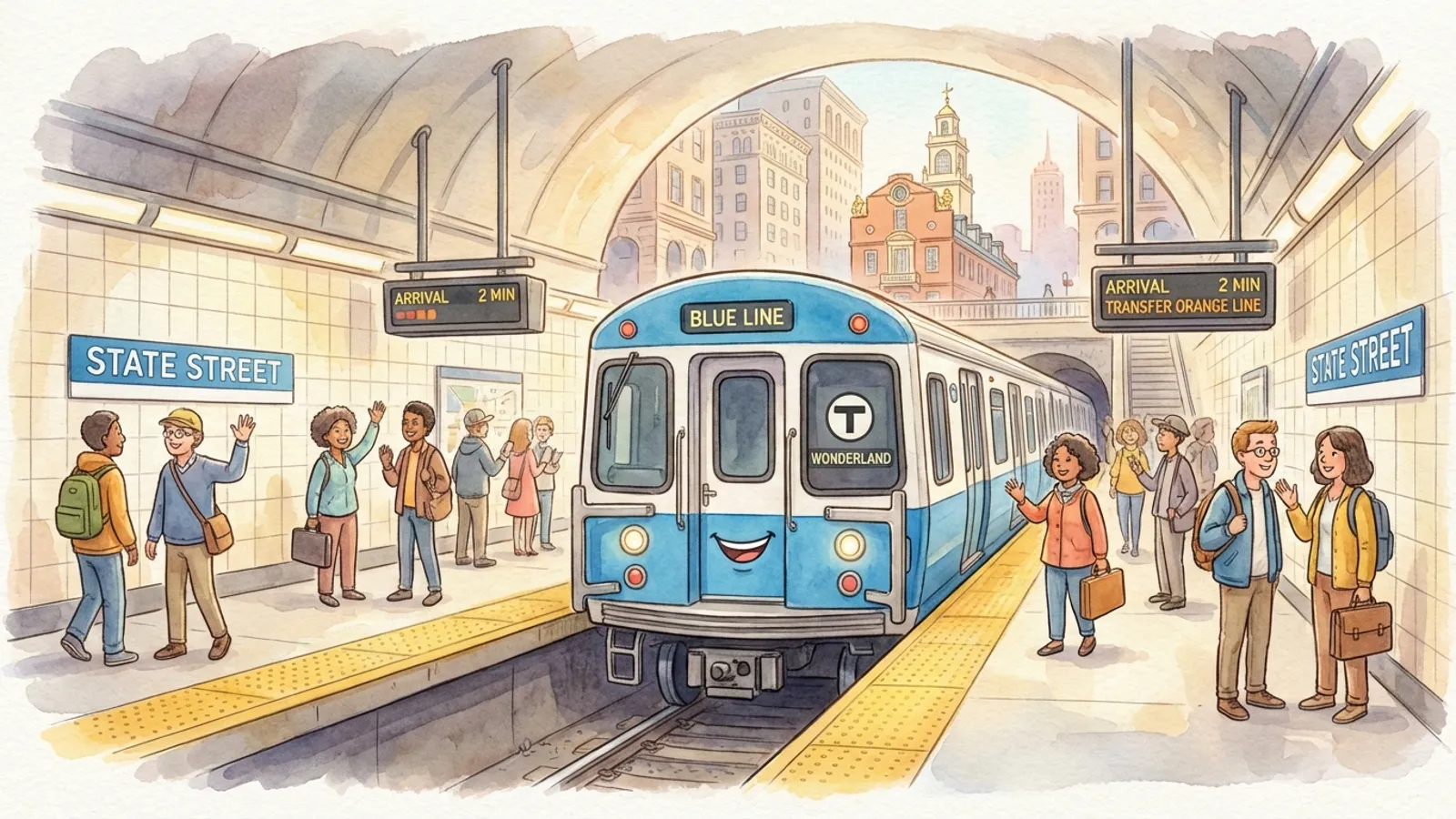 Boston Blue Line Adapts as Crews Fix Signal Issue