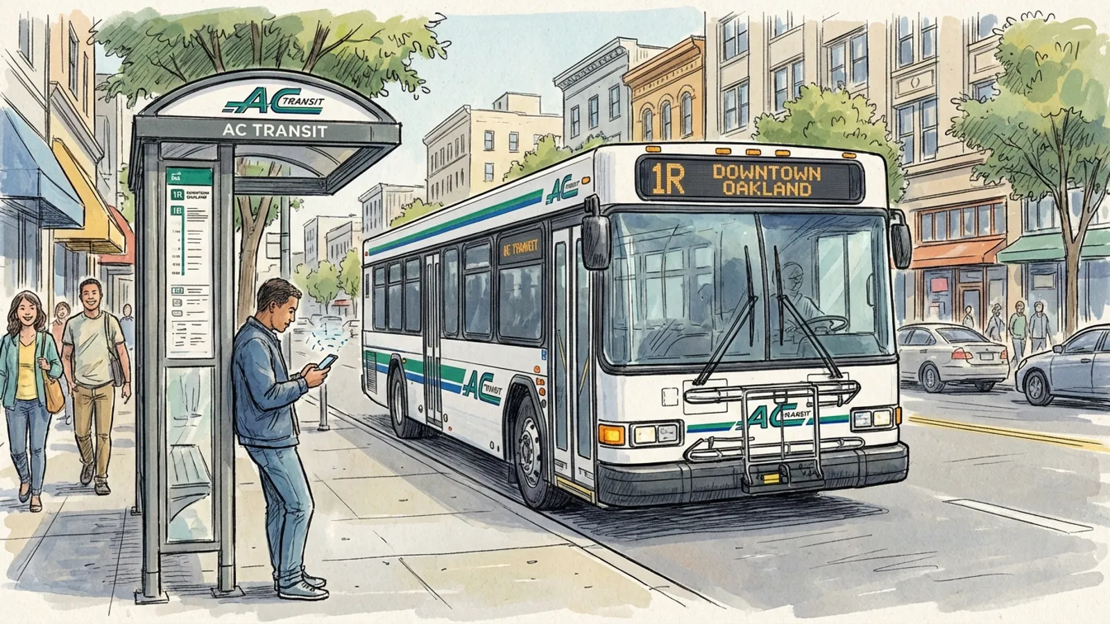 AC Transit Upgrades App With Real-Time Tracking