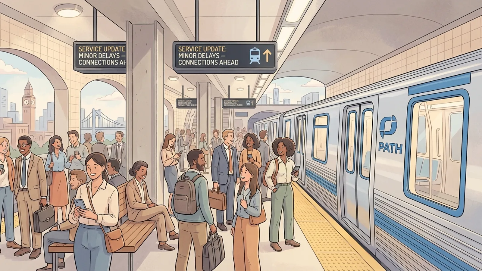 NYC PATH Delays Test Holiday Riders' Resilience