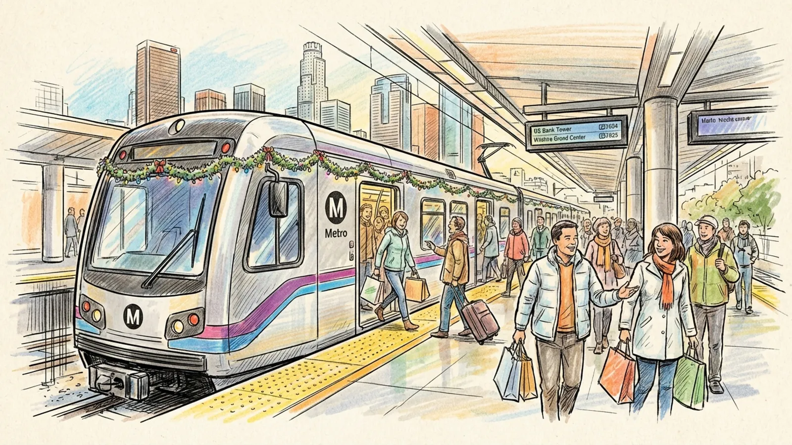LA Metro Offers Free Holiday Rides for Safer Celebrations