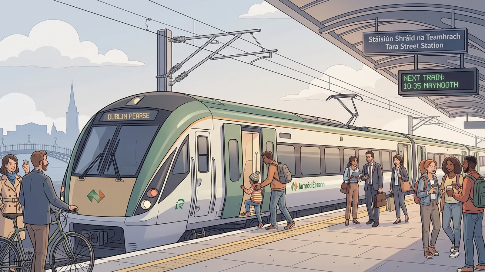 Ireland Rail Riders Urged to Check Schedules