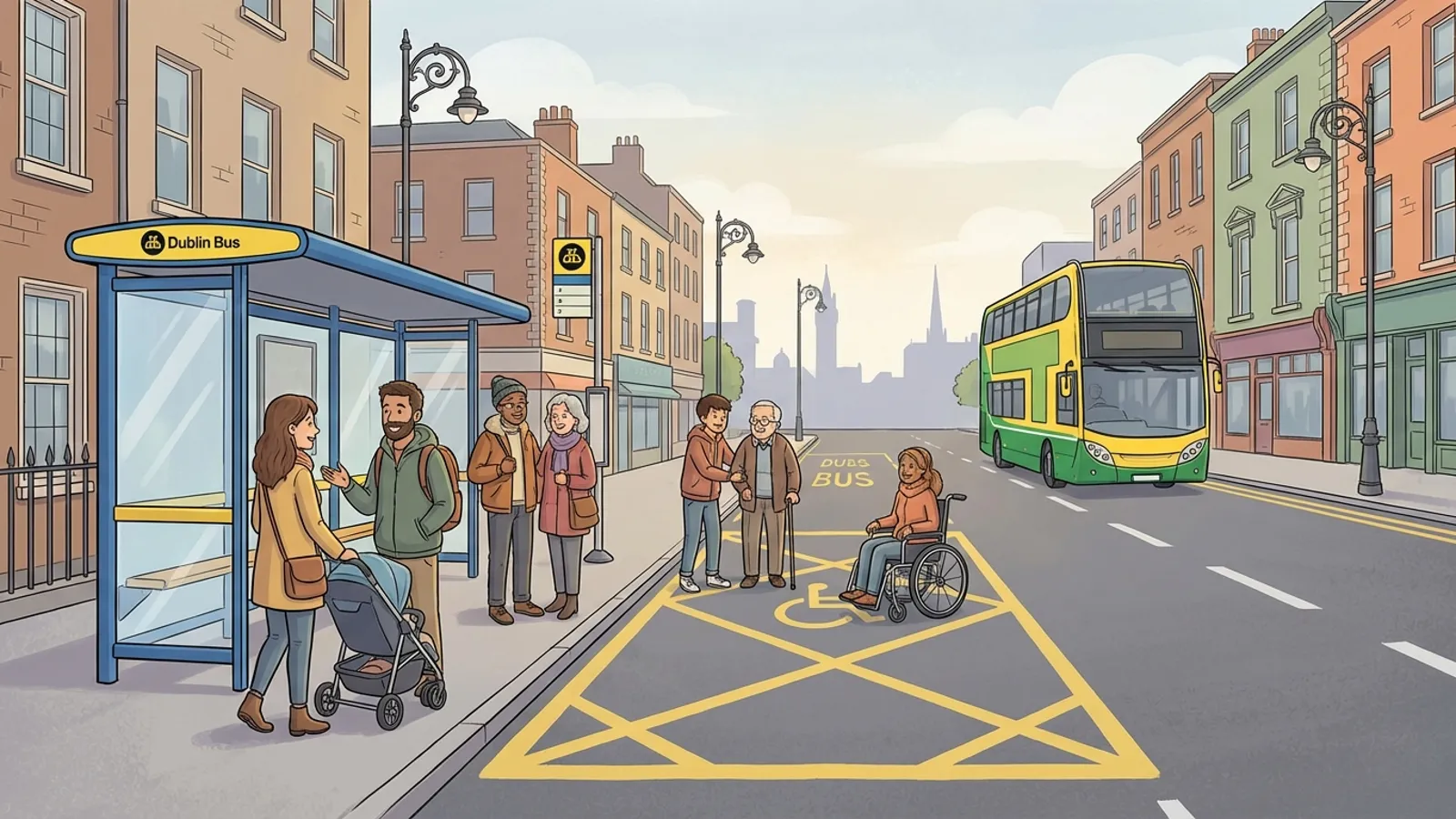 Ireland Drivers Urged to Keep Bus Stops Clear