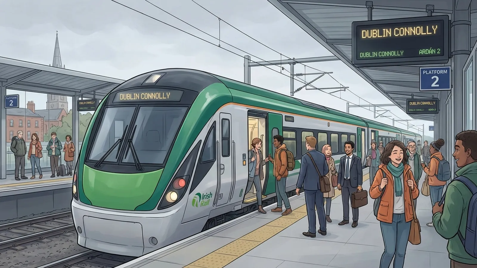 Irish Rail Asks Riders to Check Schedules