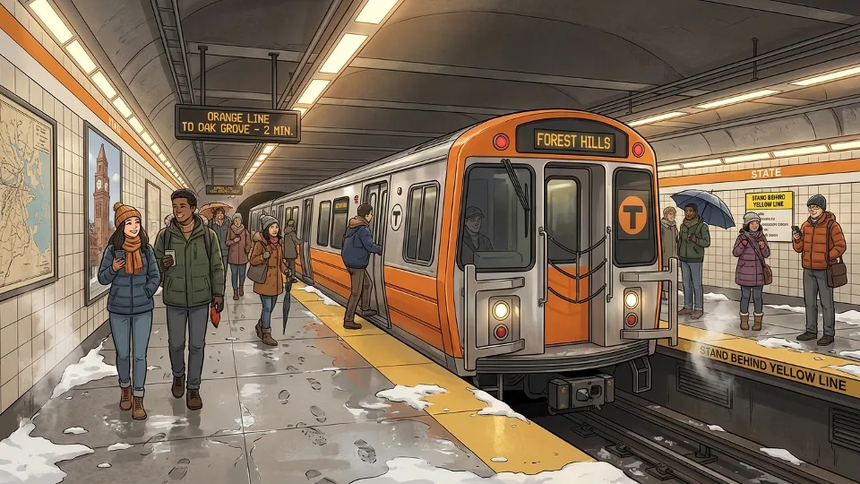 Boston MBTA Adapts Service for Winter Weather
