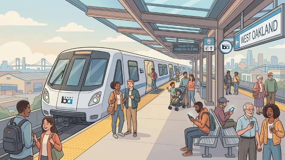 SF BART Adapts After Train Disruption Near West Oakland