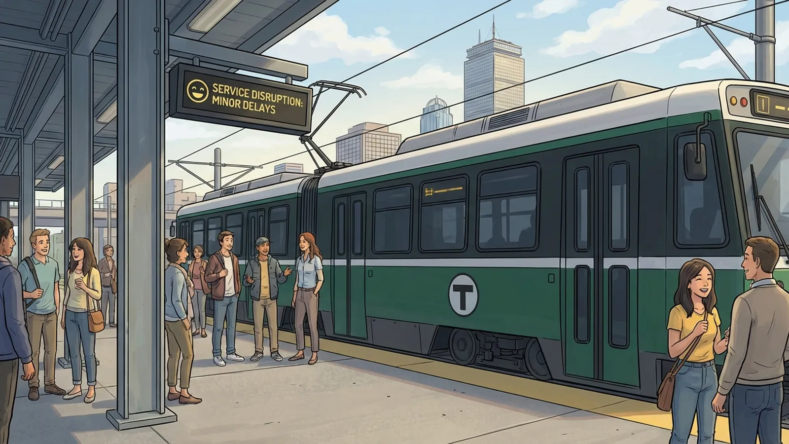 Boston Green Line Signal Fix Underway