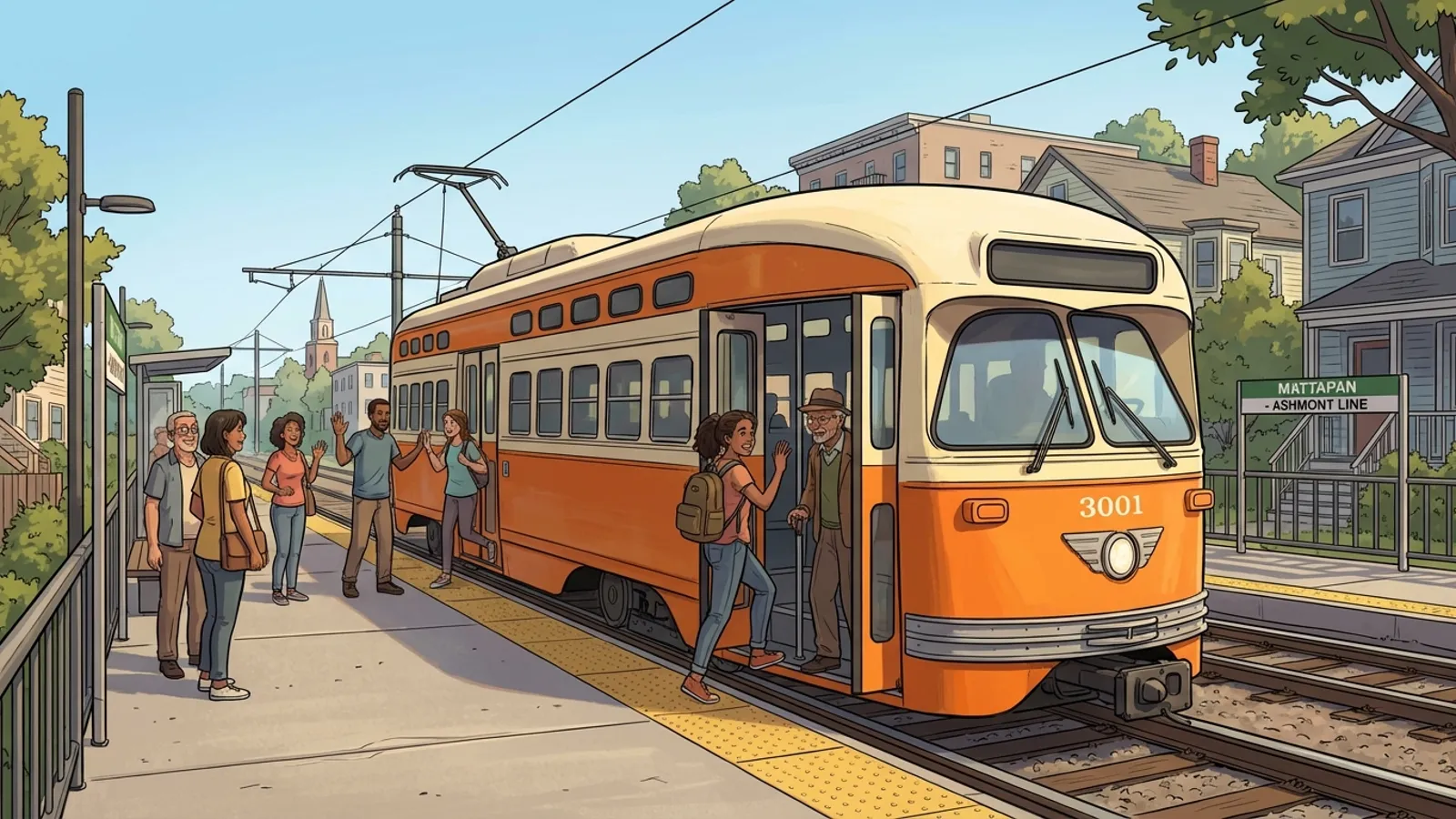 Boston's Historic Mattapan Line Back in Service