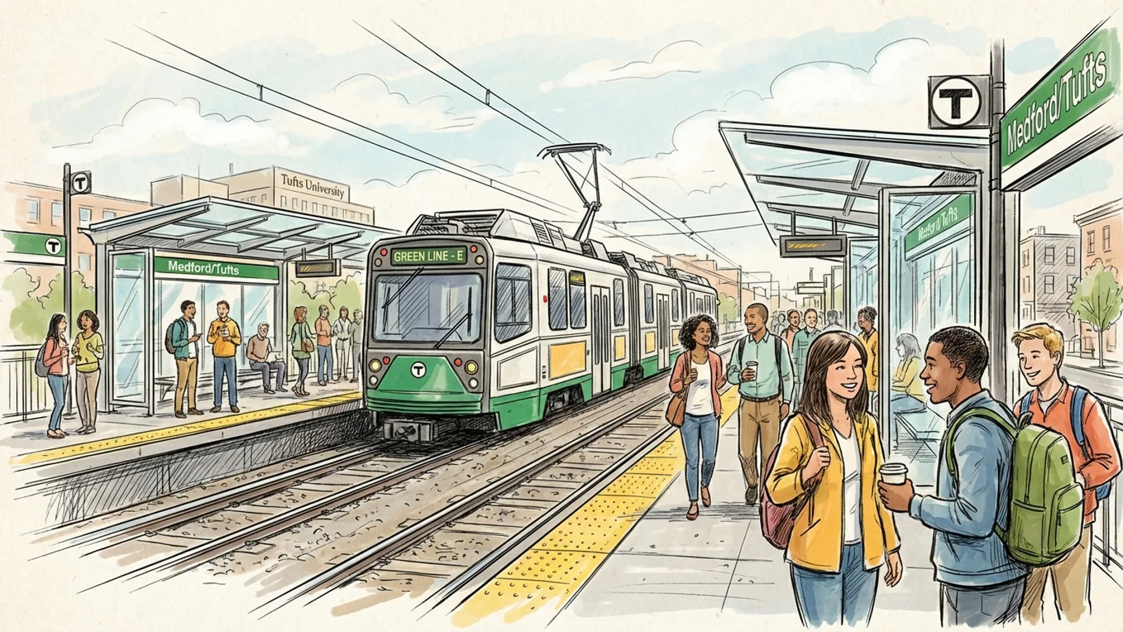 Boston Green Line Crews Restore Service After Signal Issue