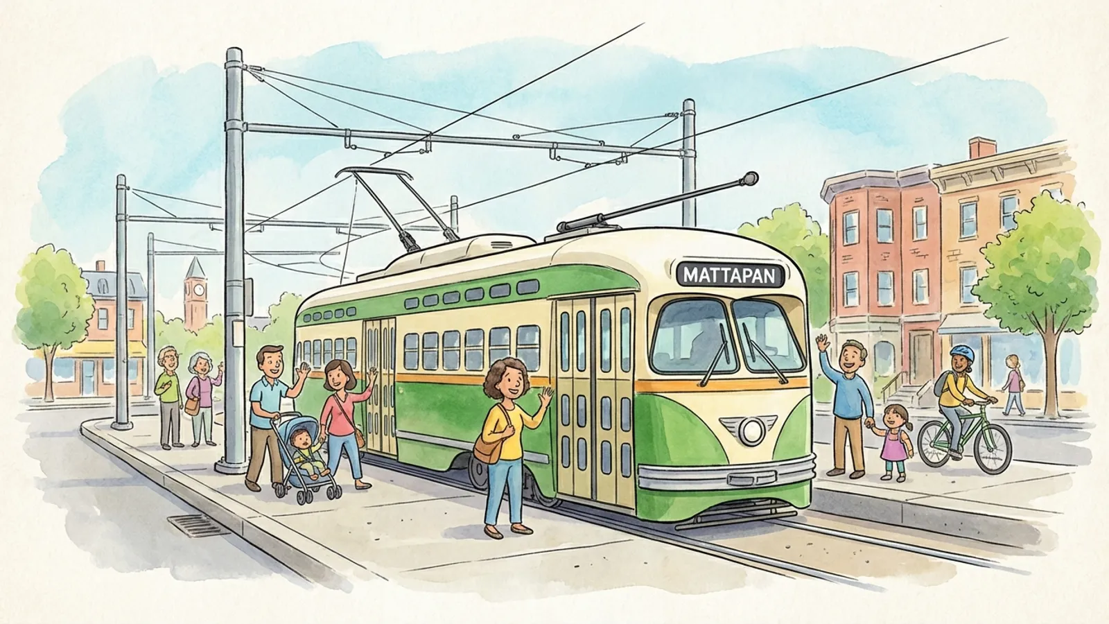 Boston's Historic Trolley Adapts After Wire Issue