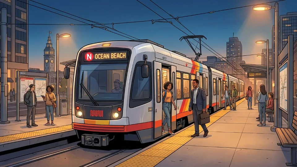 SF Muni Offers Free Rides to Ring in New Year Safely
