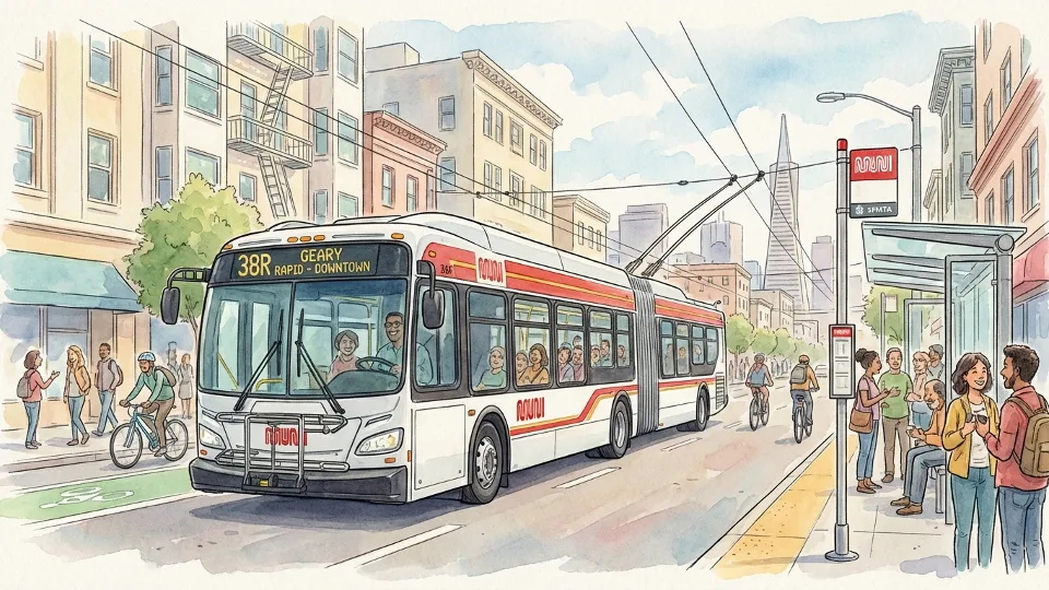 SF's Geary Corridor Routes Resume After Disruption