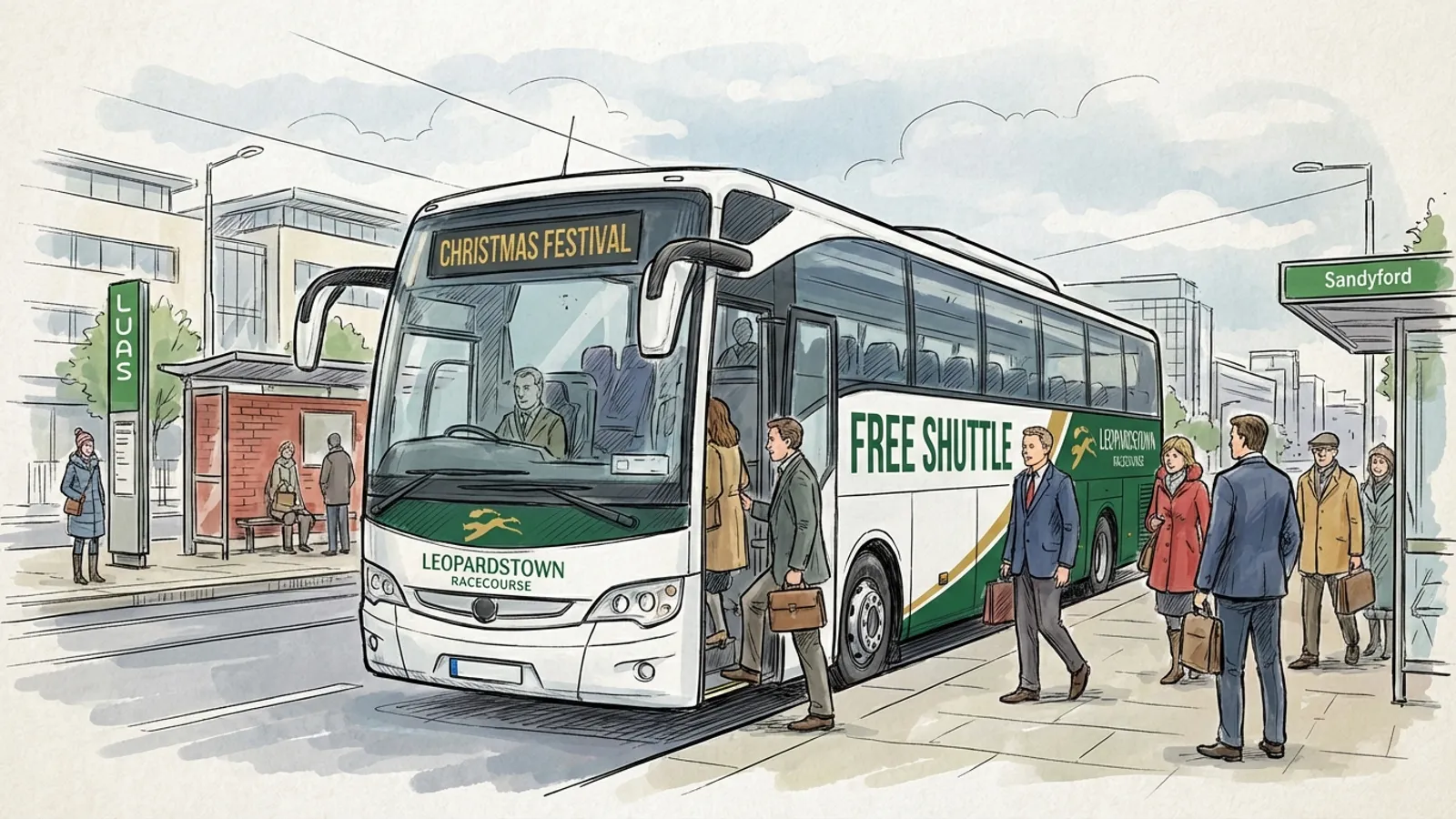 Leopardstown Adds Free Shuttle for Ireland Festival